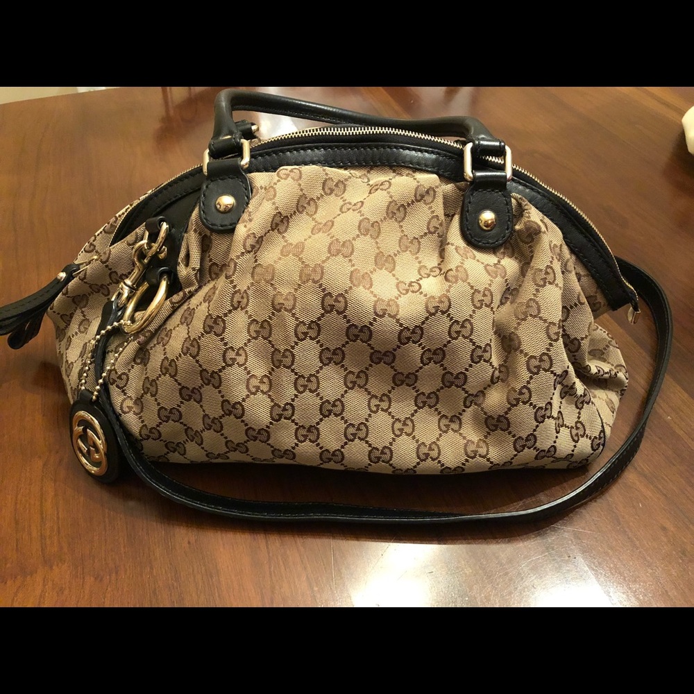 Gucci Sukey GG Boston Bag